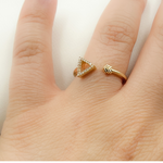Load image into Gallery viewer, 14K Solid Gold With Diamonds Ring.