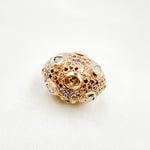 Load image into Gallery viewer, DC844. Diamond & Sterling Silver Oval Bead