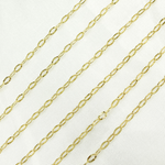 Load image into Gallery viewer, Yellow Gold Diamond Cut Oval Link Chain