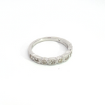 Load image into Gallery viewer, 14K Solid Gold Diamond Geometric Shapes Ring.