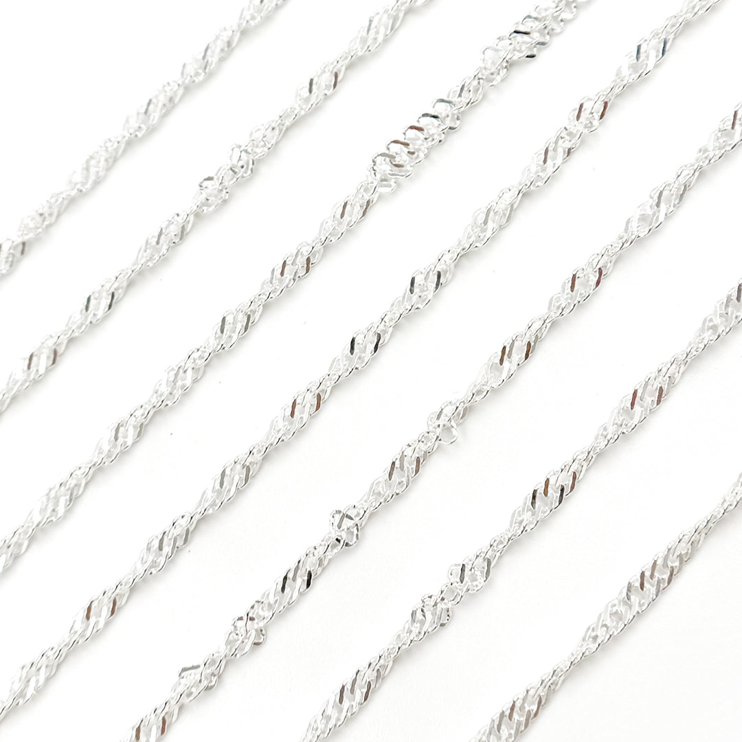 Buy Now Sterling Silver Singapore Link Chain