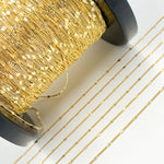 Load image into Gallery viewer, Buy 14k Solid Gold Curb & Diamond Cut Marina Link Chain