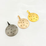 Load image into Gallery viewer, DP264. Diamond Sterling Silver Round Pendant