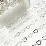 Load image into Gallery viewer, 925 Sterling Silver Open Heart Shape Link Chains