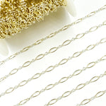 Load image into Gallery viewer, 1023SS+GF. Two Tone Oval and Round Links Chain