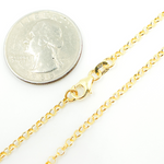Load image into Gallery viewer, Buy Now 14K Solid Gold Rolo Chain