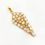 Load image into Gallery viewer, DSP061. Diamond Sterling Silver Diamond Shape Pendant with Gemstone