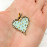 Load image into Gallery viewer, Buy Now Sterling Silver Heart Enamel Pendant