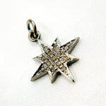 Load image into Gallery viewer, DC411. Diamond Sterling Silver Star Pendant