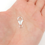 Load image into Gallery viewer, White Sterling Silver Trigger Clasp