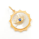 Load image into Gallery viewer, Buy Now Gold Evil Eye Pendant