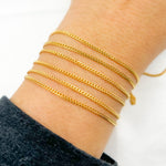 Load image into Gallery viewer, 68HRGF. 14K Gold-Filled Flat Curb Chain