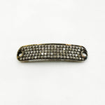 Load image into Gallery viewer, DC518. Diamond & Sterling Silver Oval Connector