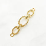 Load image into Gallery viewer, DC971. Diamond Sterling Silver Oval Link Connector