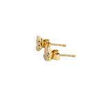 Load image into Gallery viewer, ER418012Y. 14k Solid Gold Diamond Cactus Studs Earrings