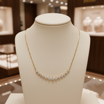 Load image into Gallery viewer, NFI72822. 14K Solid Gold Diamond Necklace