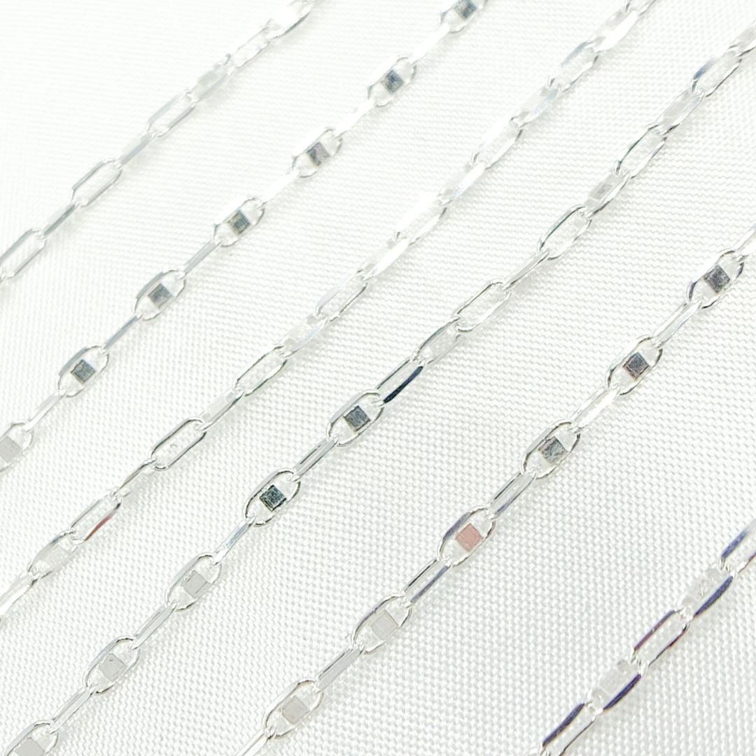 Z108SS. Sterling Silver Oval & Mariner Link Chain