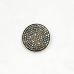 Load image into Gallery viewer, DC952. Diamond Sterling Silver Round Connector