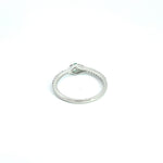 Load image into Gallery viewer, RFD17774EM. 14K Solid Gold Diamond and Emerald Snake Ring