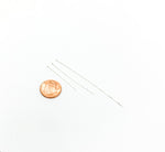 Load image into Gallery viewer, 925 Sterling Silver Flat Headpin 24 Gauge 1, 1.5, 2 &amp; 3 inch. HPSS24
