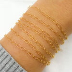 Load image into Gallery viewer, 14K Gold Filled Rhomb Link Chain