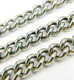 Load image into Gallery viewer, Oxidized 925 Sterling Silver Curb Chain. Y4OX
