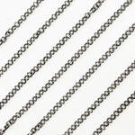 Load image into Gallery viewer, Black Rhodium Sterling Silver Diamond Shape Link Chain