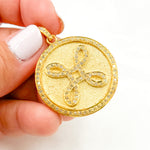 Load image into Gallery viewer, DP569. Diamond & Sterling Silver Round Pendant