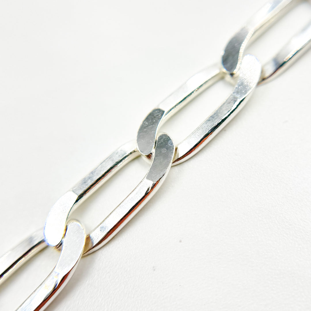 Shop Silver Flat Paperclip Chain