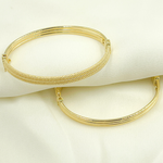 Load image into Gallery viewer, Bangle1. 14K Solid Gold Bangle Smooth Hammered