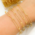 Load image into Gallery viewer, Gold Plated 925 Sterling Silver Diamond Cut Short & Long Link Chains