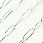 Load image into Gallery viewer, 925 Sterling Silver Smooth Paperclip Chain