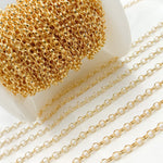 Load image into Gallery viewer, 565GF. 14K Gold Filled Oval Rolo Chain