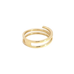 Load image into Gallery viewer, 14K Solid Gold Diamond Wrap Ring.