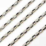 Load image into Gallery viewer, 921OX. Oxidized Sterling Silver Smooth Oval Chain