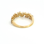 Load image into Gallery viewer, 14k Solid Gold Leaves Ring.