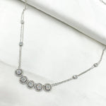 Load image into Gallery viewer, NK112603. 14K Solid White Gold Diamond Necklace
