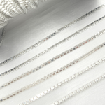 Load image into Gallery viewer, Y107SS. Sterling Silver Box Link Chain