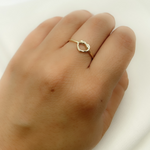 Load image into Gallery viewer, 14K Solid Gold Heart Ring.