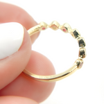 Load image into Gallery viewer, 14K Solid Gold Diamond & Ruby Ring.