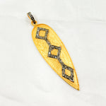 Load image into Gallery viewer, DP129. Diamond Sterling Silver Arrow Pendant