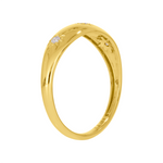 Load image into Gallery viewer, RAB01578. 14K Solid Yellow Gold Diamond Stars Ring