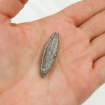 Load image into Gallery viewer, DC824. Diamond & Sterling Silver Long Oval Bead