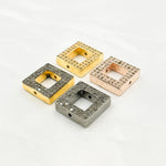 Load image into Gallery viewer, DC841. Diamond Sterling Silver Square Connector