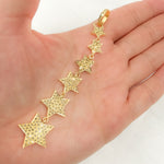 Load image into Gallery viewer, Buy Silver 6 Stars Long Pendant
