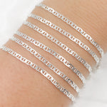 Load image into Gallery viewer, Sterling Silver Marina Link Chain