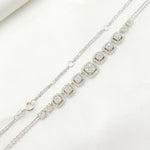 Load image into Gallery viewer, NK112596. 14K Solid White Gold Diamond Necklace