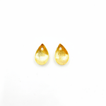 Load image into Gallery viewer, TD6GP. Gold Plated Sterling Silver Curved Tear Drop