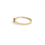 Load image into Gallery viewer, 14k Solid Yellow Gold Cross Diamond Ring.