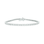 Load image into Gallery viewer, 14K Solid Gold Diamond Tennis Bracelet